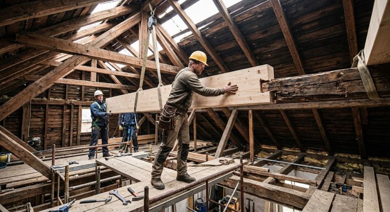 Barn Beam Replacement in Wilmington, NC