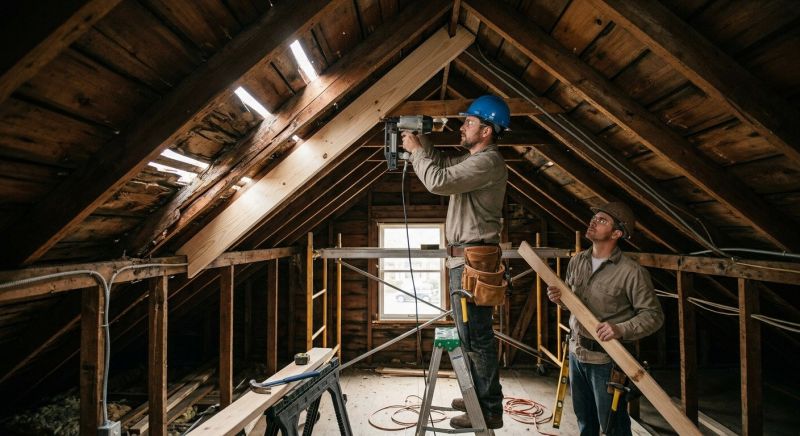 Roof Joist Repair in Kansas City, KS